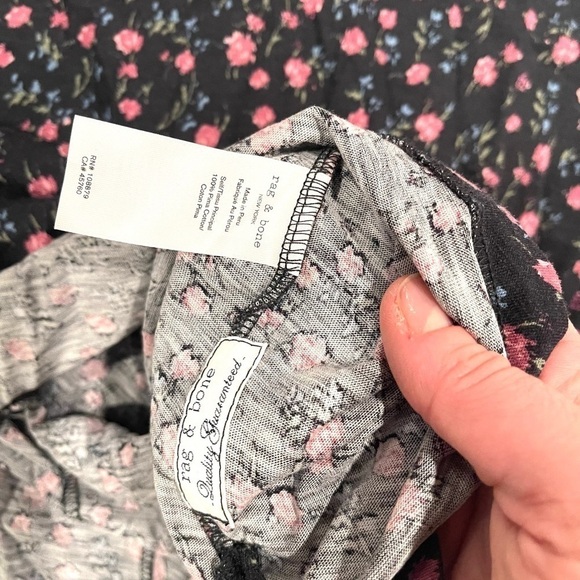 Rag and bone floral print tee - Picture 4 of 4